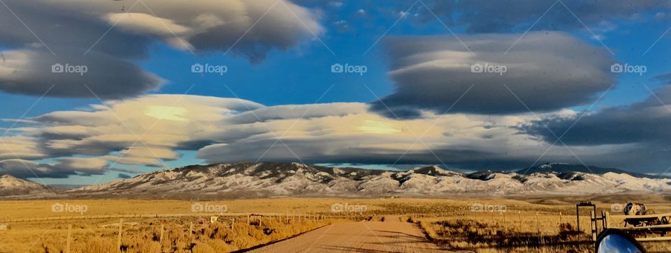 Clouds above the Snowy Range