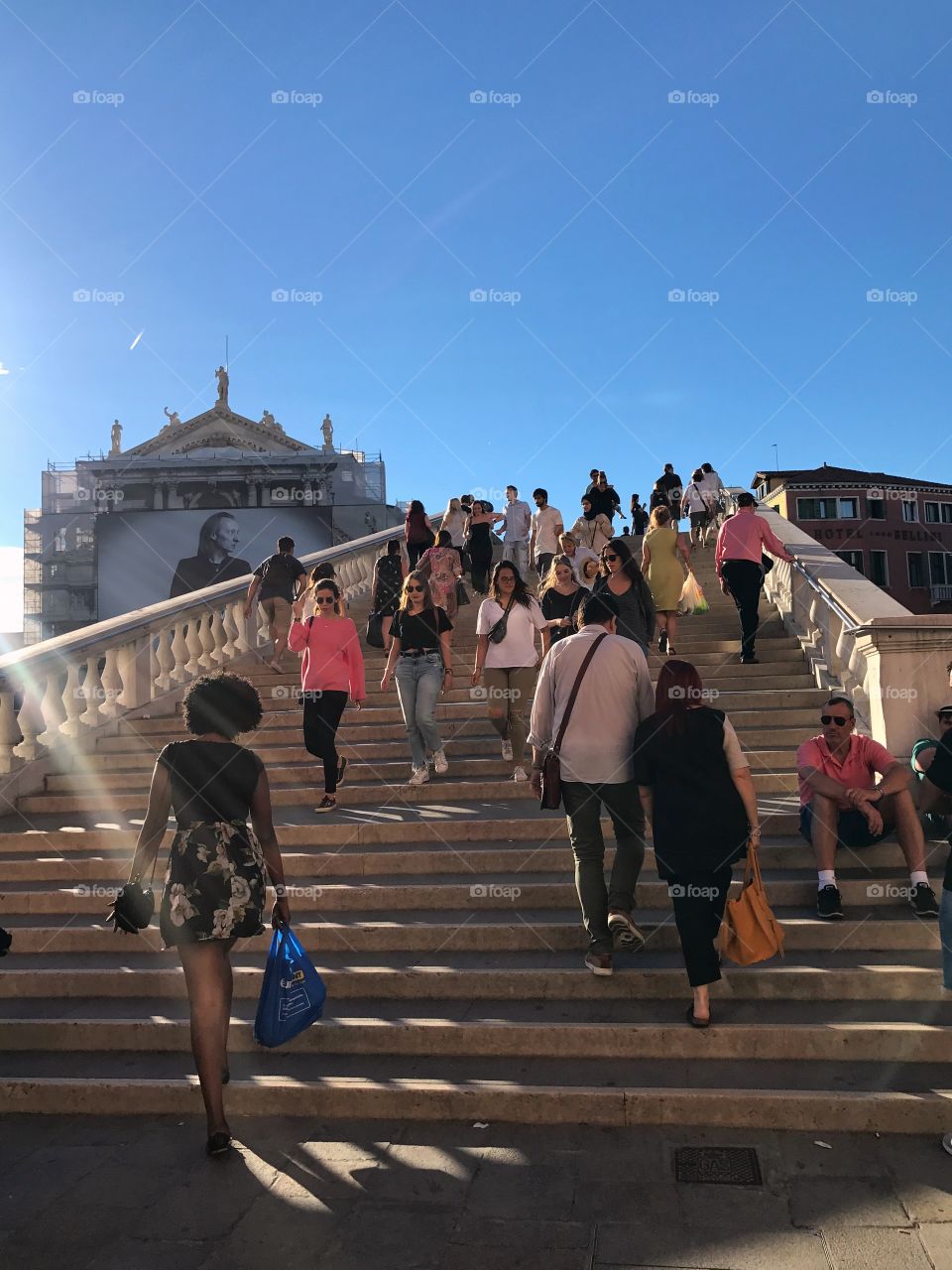 Walking the bridge