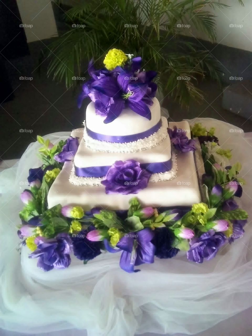 Three Tier Wedding Cake