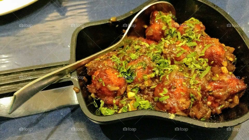 Mushroom caps in soya sauce