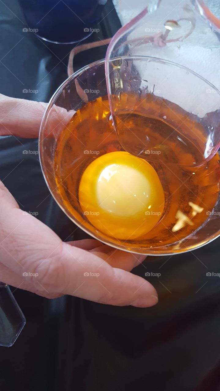 egg dying