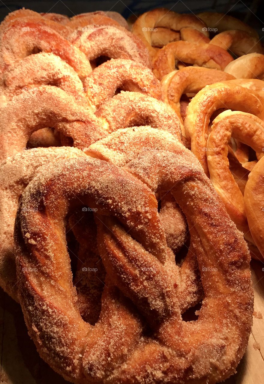 Cinnamon sugar soft pretzels 