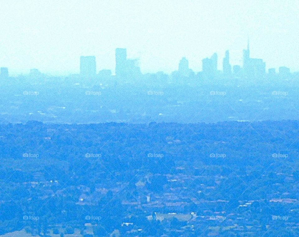 Milan seen from 70 km away with 900mm telephoto