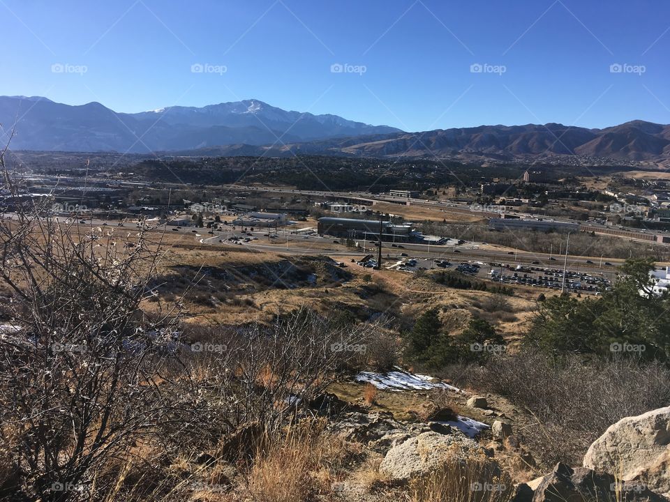 Overlooking Colorado Springs