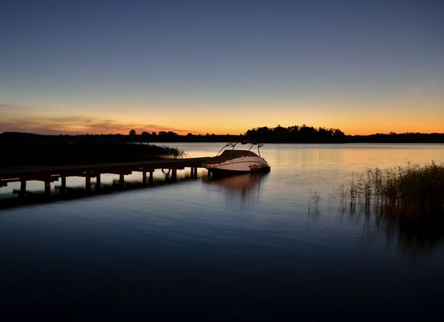 Lake sunsets
