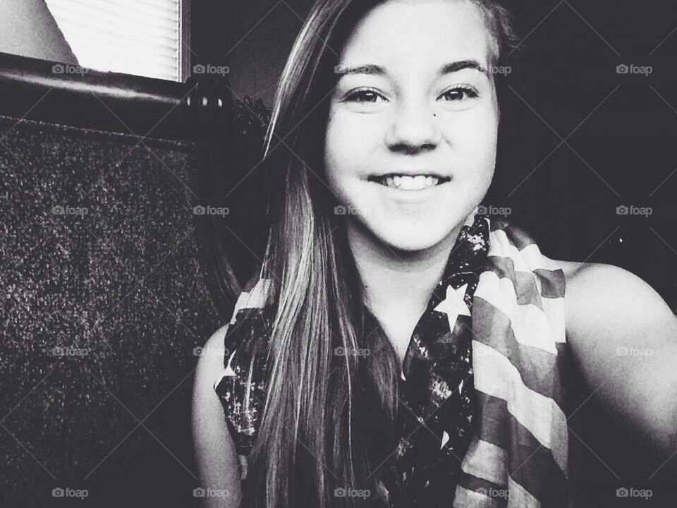 smile cute scarf girly by michelle.ciborowski.7