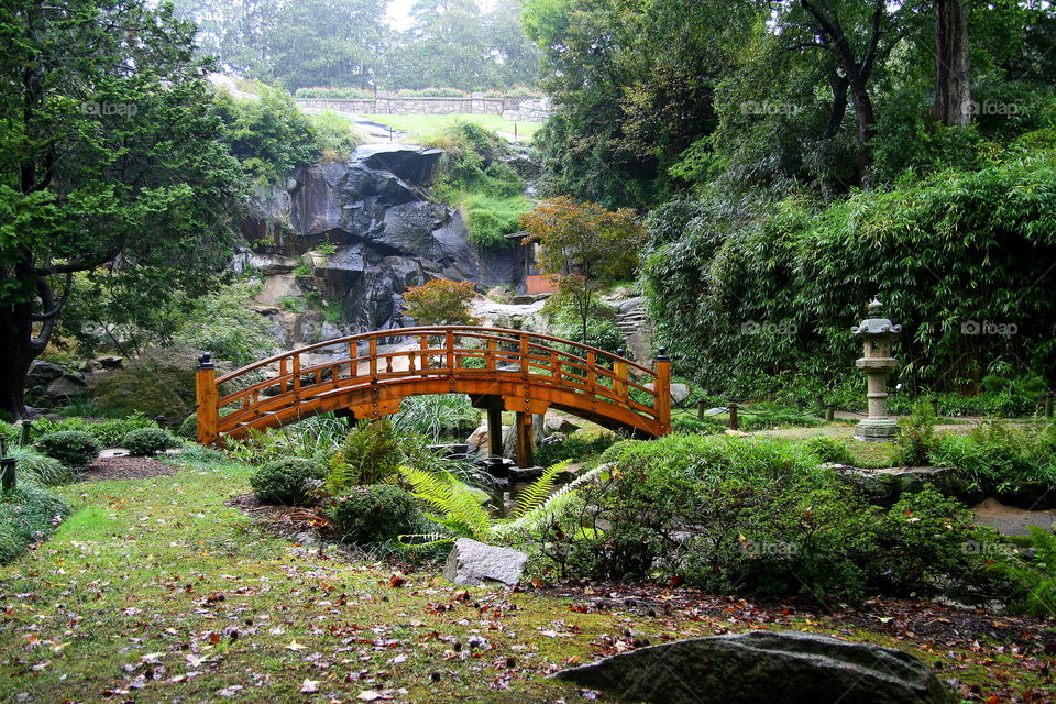 Japanese gardens in America's Maymontpark Richmond Virginia.