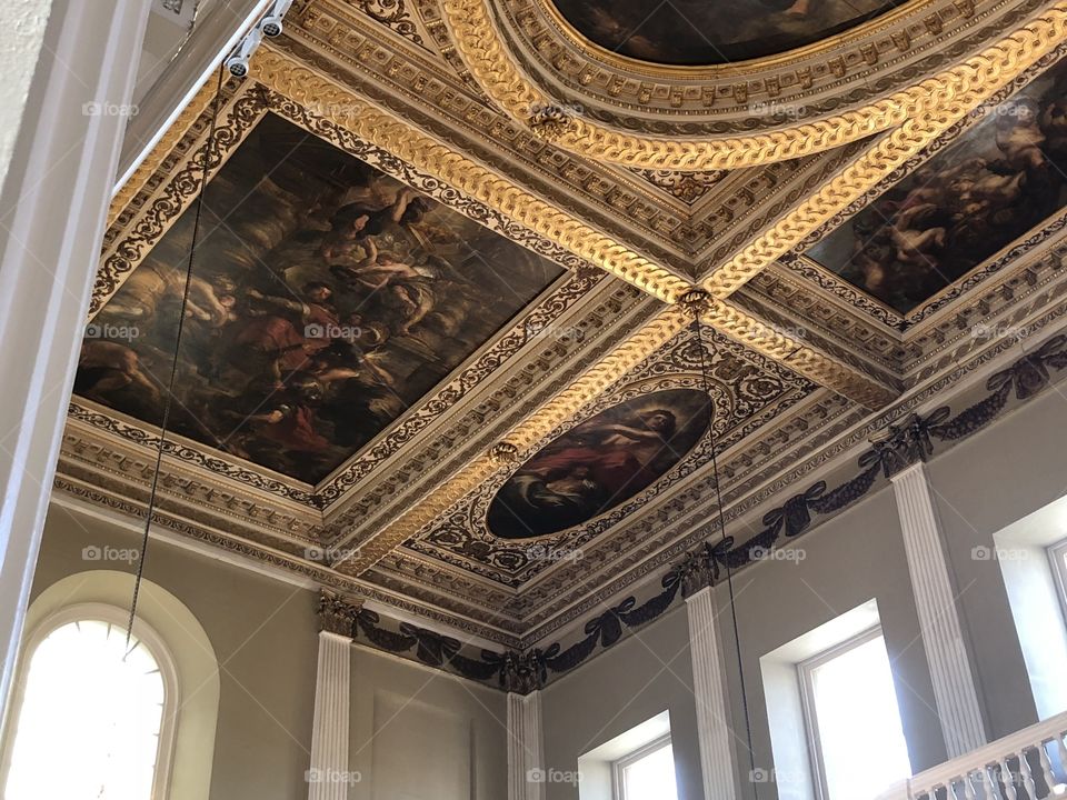 Rubens paintings in Whitehall Palace, London