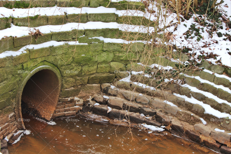 snow winter water old by twilite