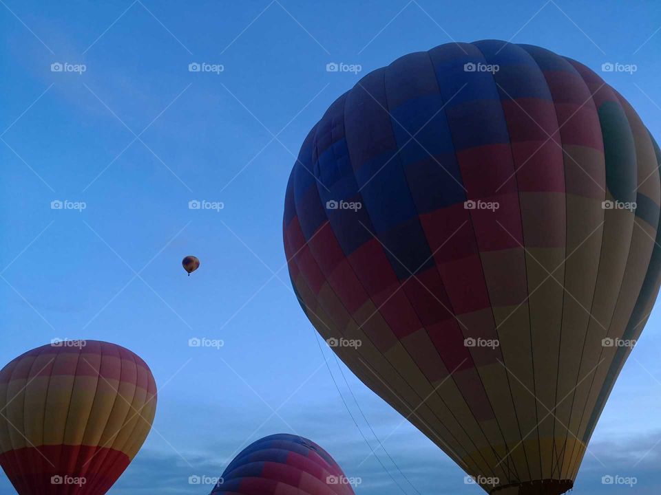 Hot air balloons