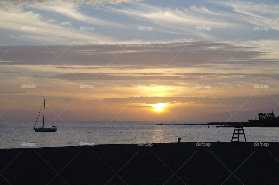 Sunset on Tenerife