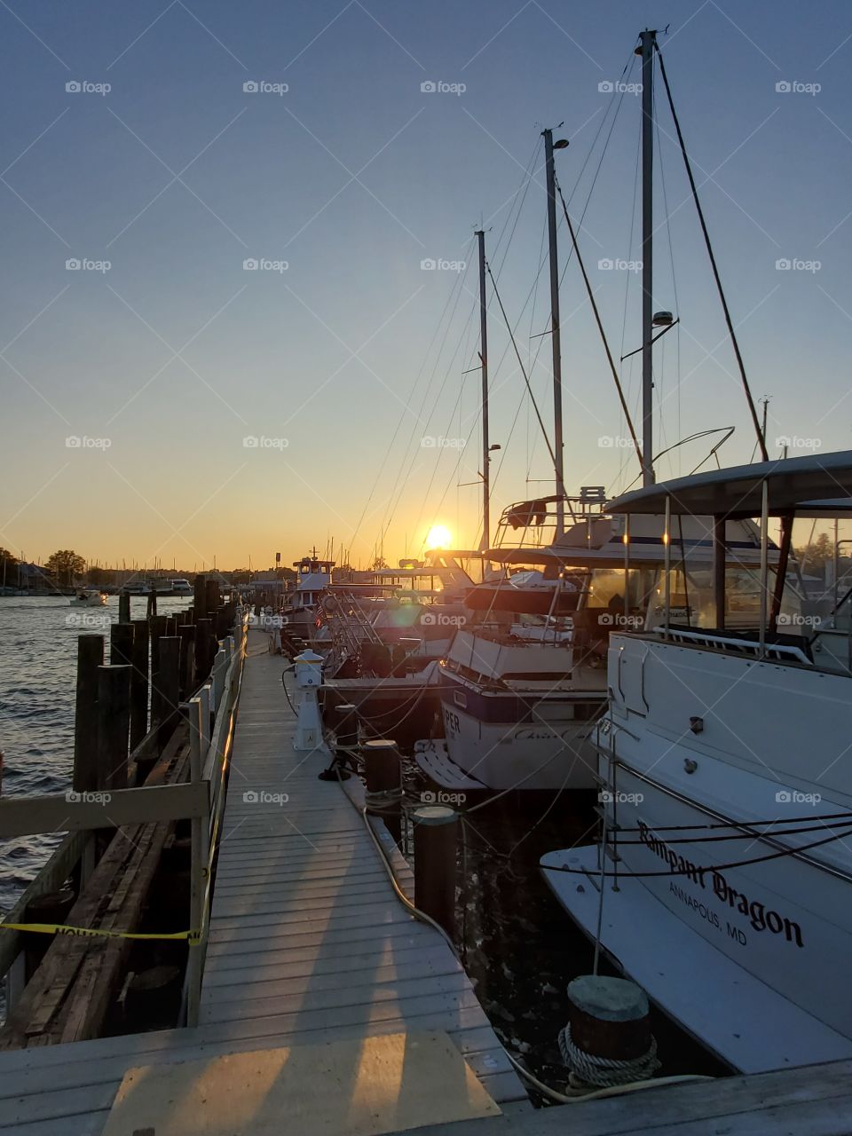 sunrise, in horn point marina in annapolis md on Bucket List