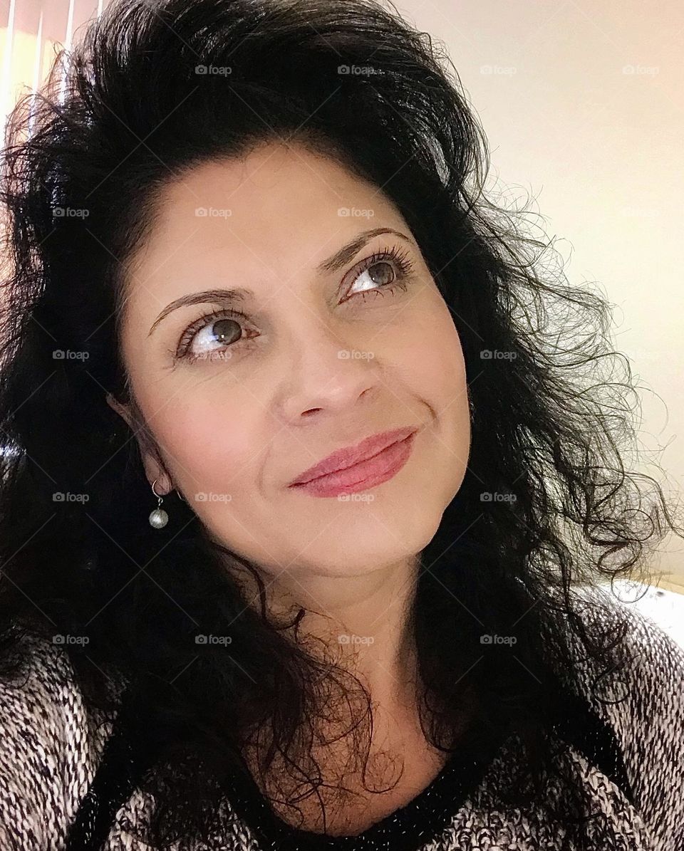 Self Portrait of Woman Thinking