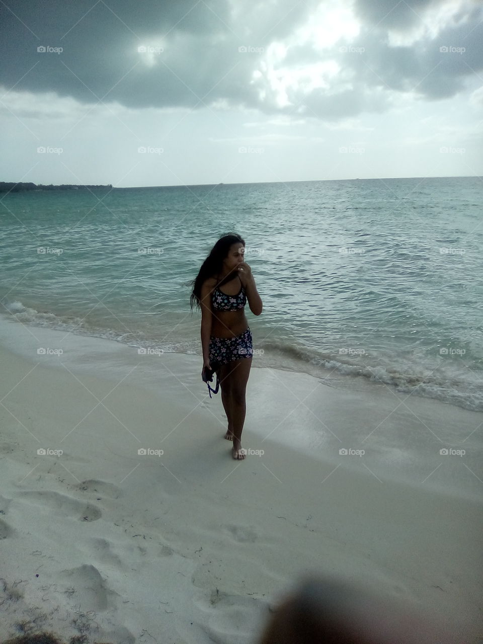 the beautiful day for a walk on the beach and to get some fresh air and to exercise