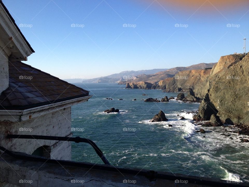California Coast and cliff 