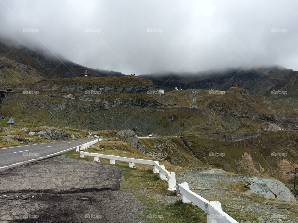 View of mountain range