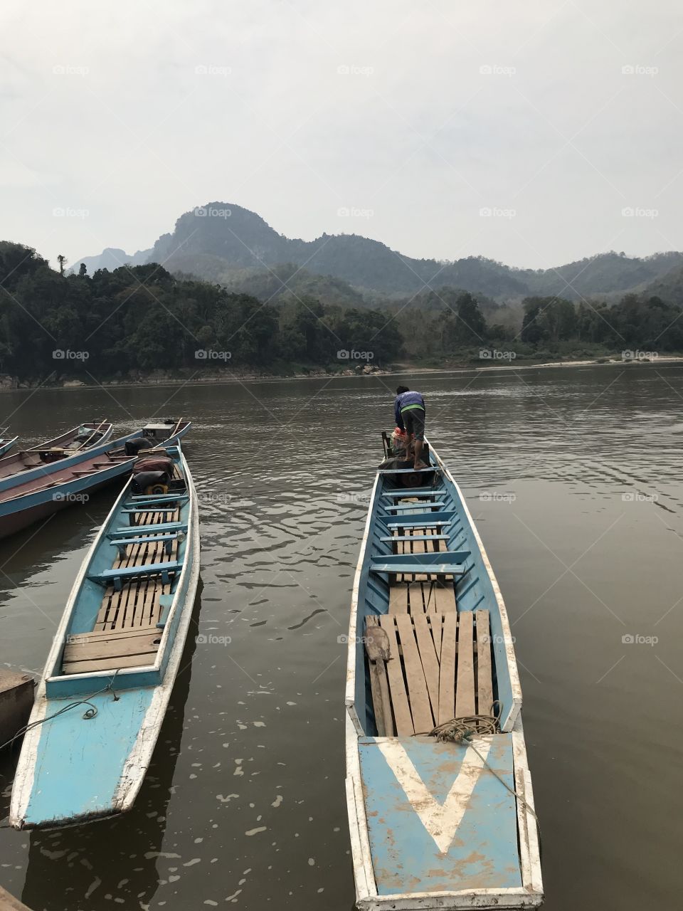 Boats to OU cave 