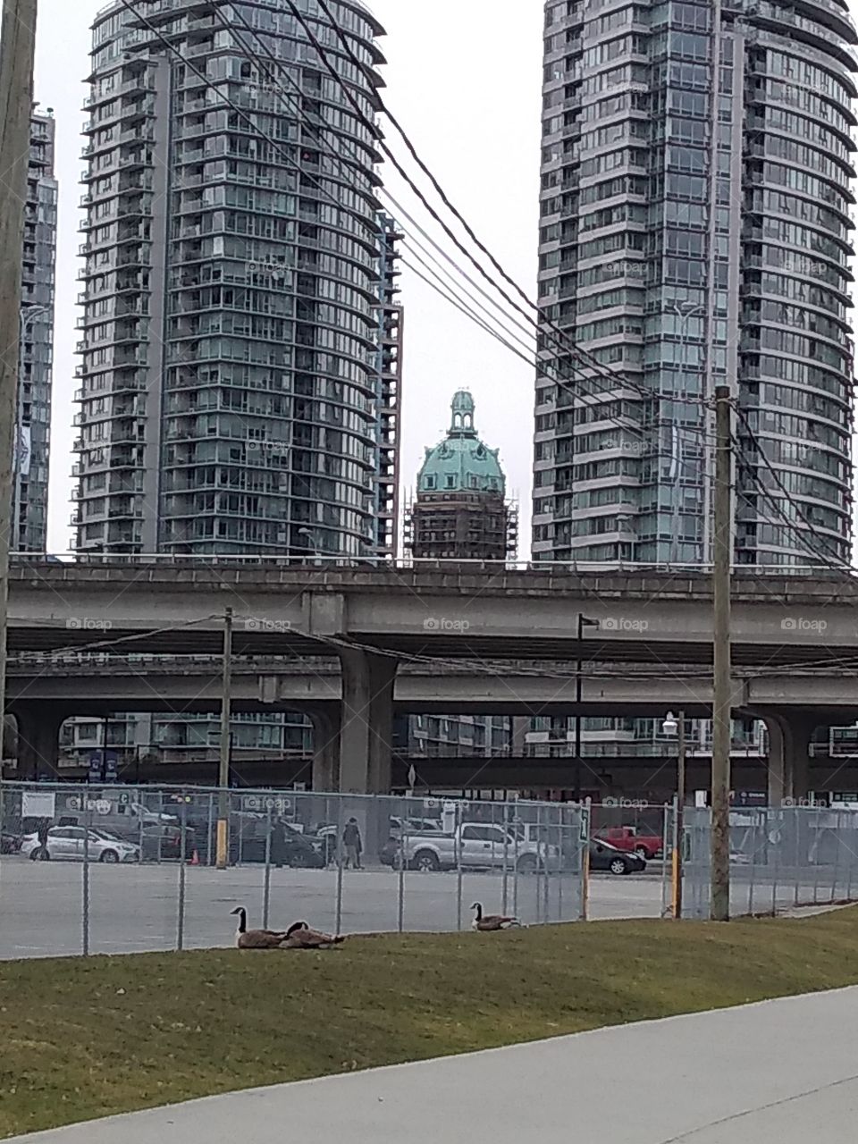 Beautiful view of the Sun tower