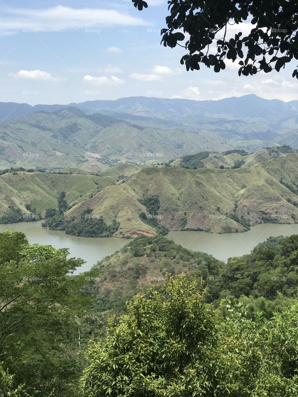 Top of the hills in Rio de Janeiro 