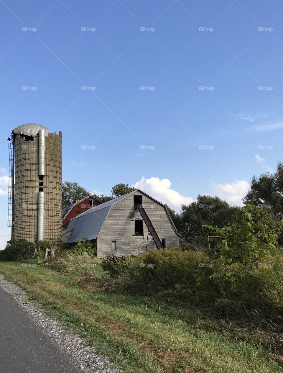 Barn and silo in upstate New York