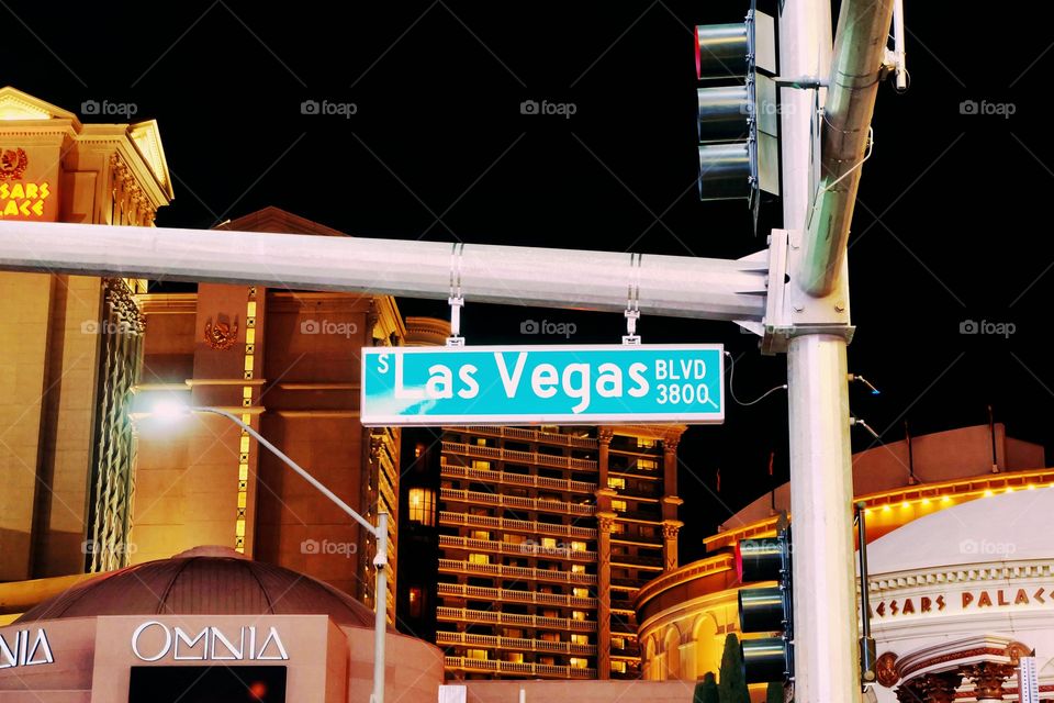 Las Vegas Strip Sign 