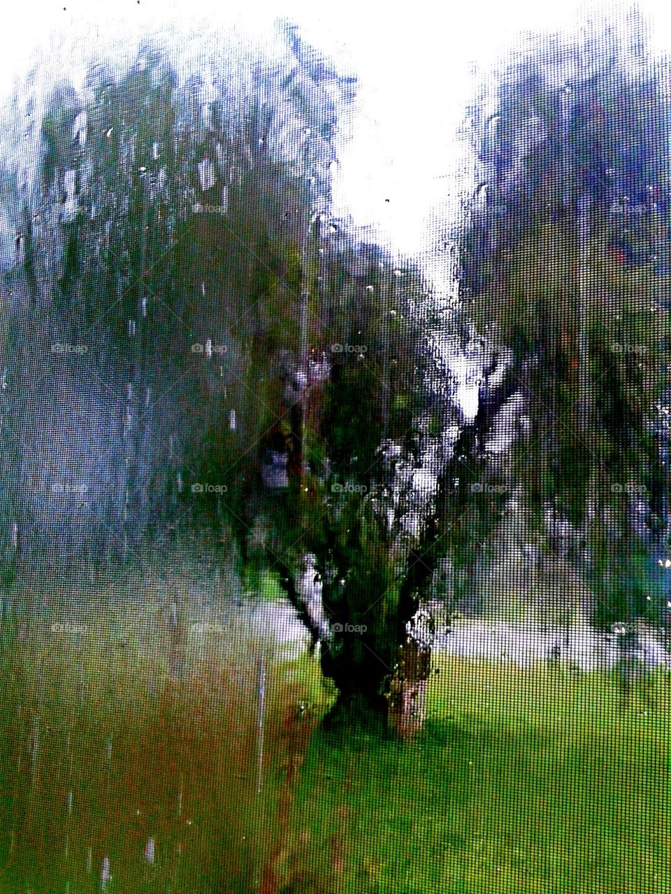 rain thru screen