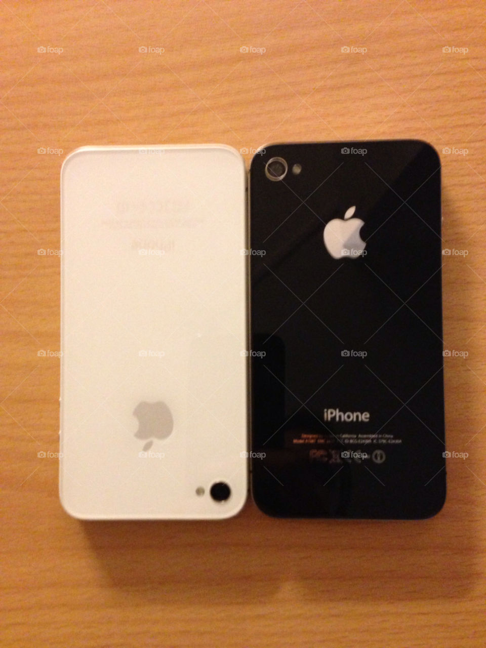 white black apple iphone by clementsavere