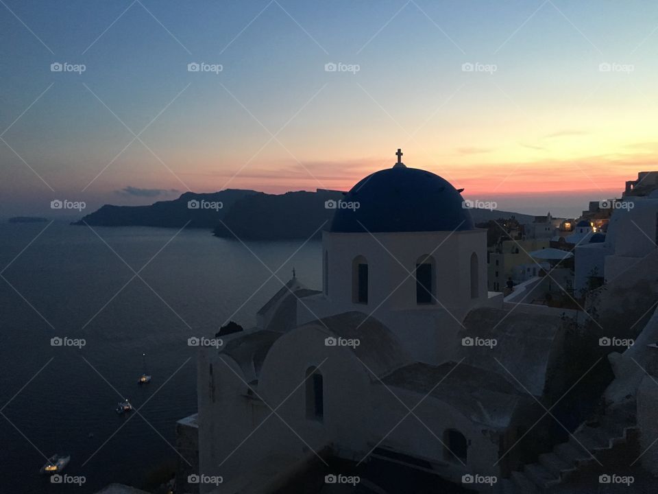 Santorini sunset 