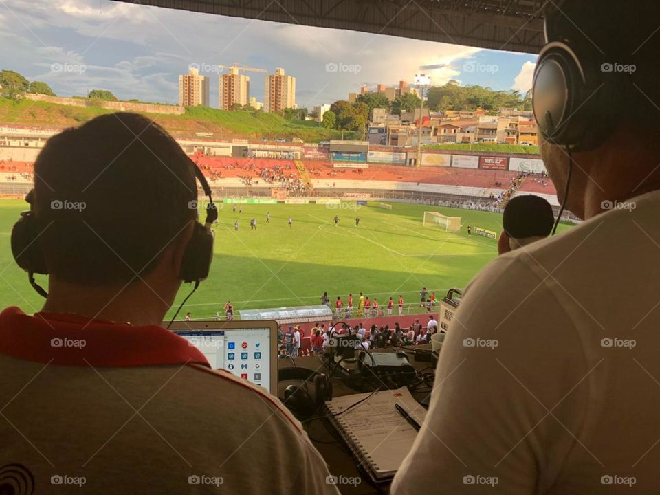 Estádio Jayme Cintra, em Jundiaí. Transmissão de Paulista x Red Bull Brasil pela Copa São Paulo de Futebol Sub19