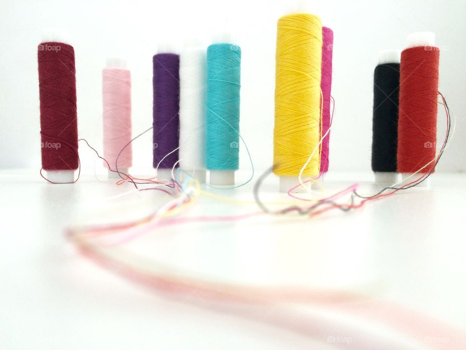 colored thread
