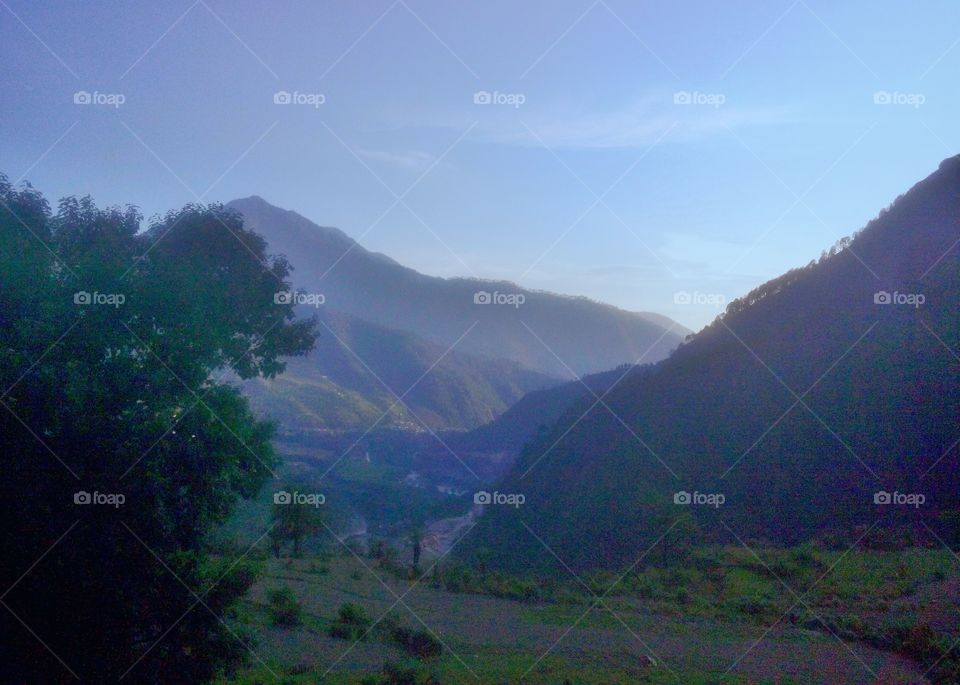 Beautiful Hills and valleys