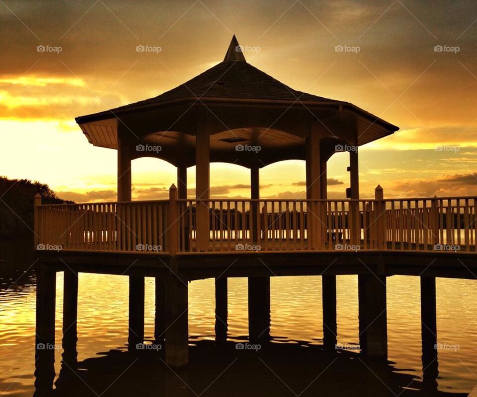 Pagoda at the lake