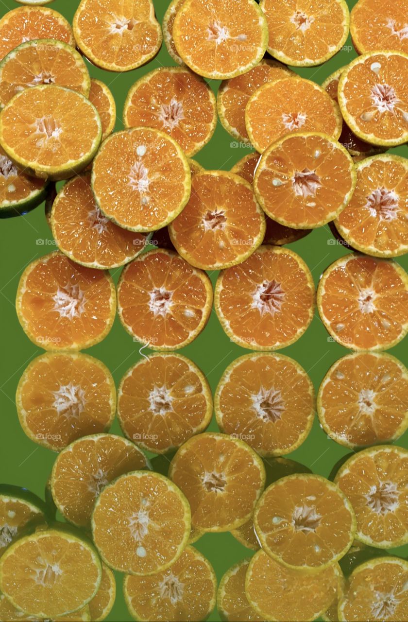 orange fruit slice