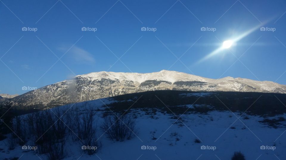 Snow, Mountain, Winter, Landscape, Ice