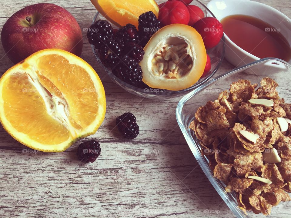 Fresh fruits for snacks