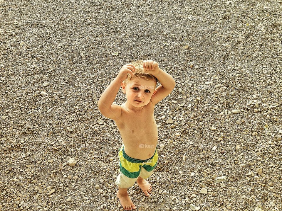 Boy on the beach
