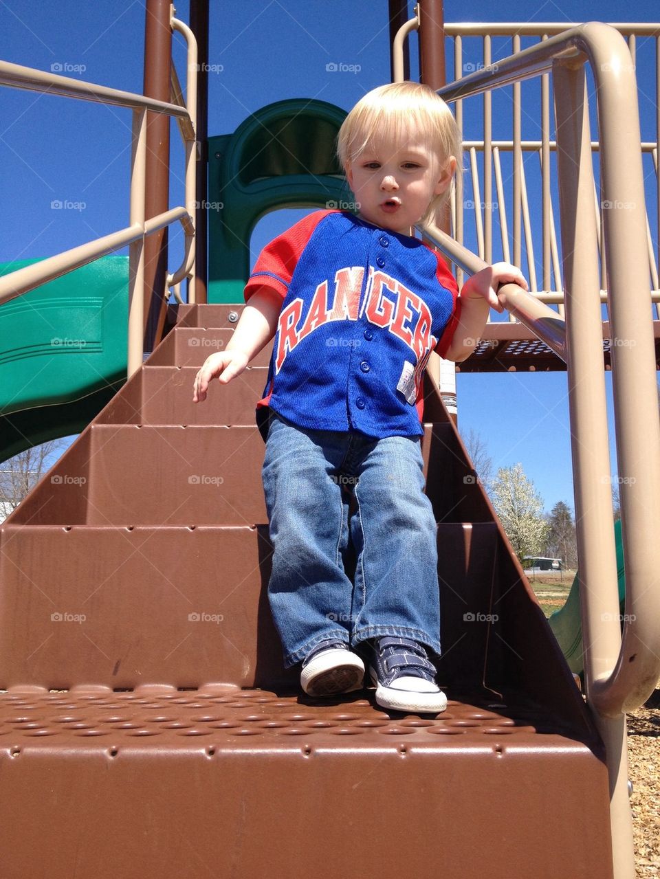 Boy at the park. 