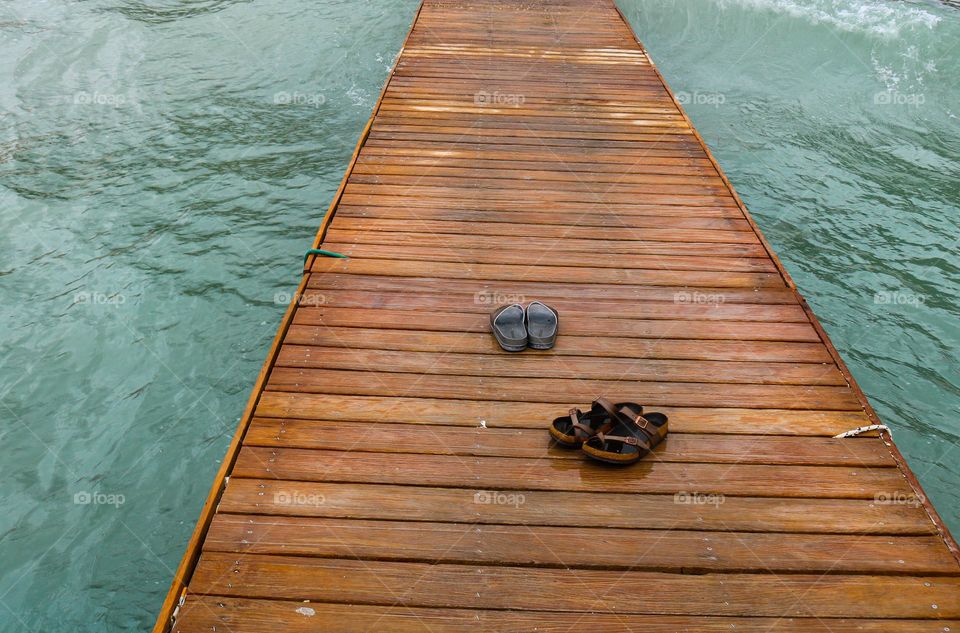 Wooden dock