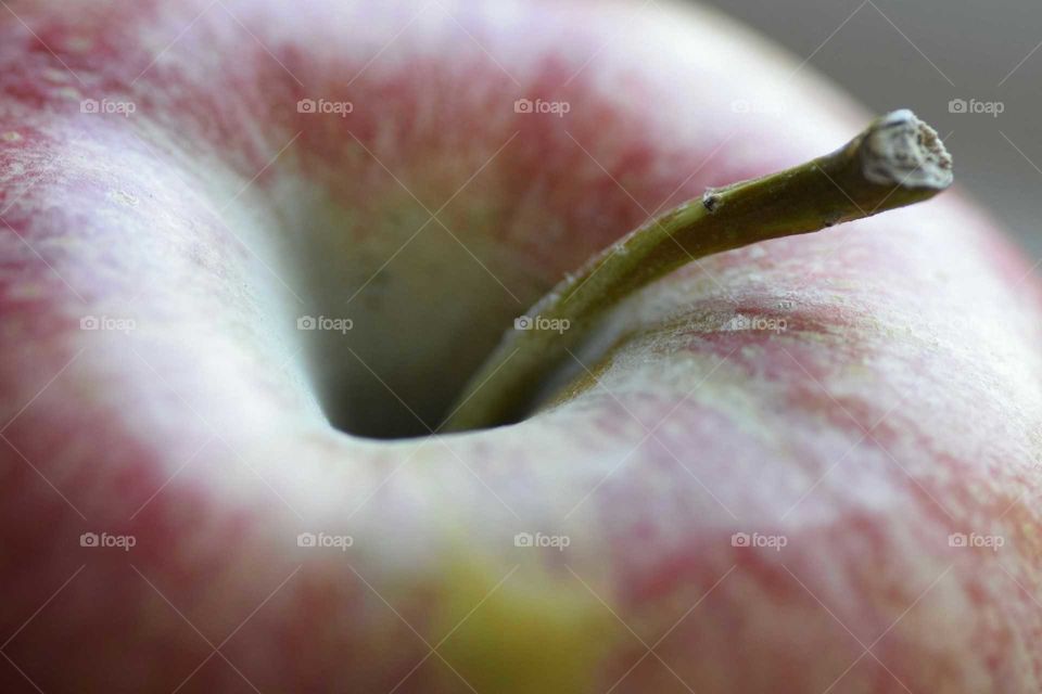 Apple with a ripe
