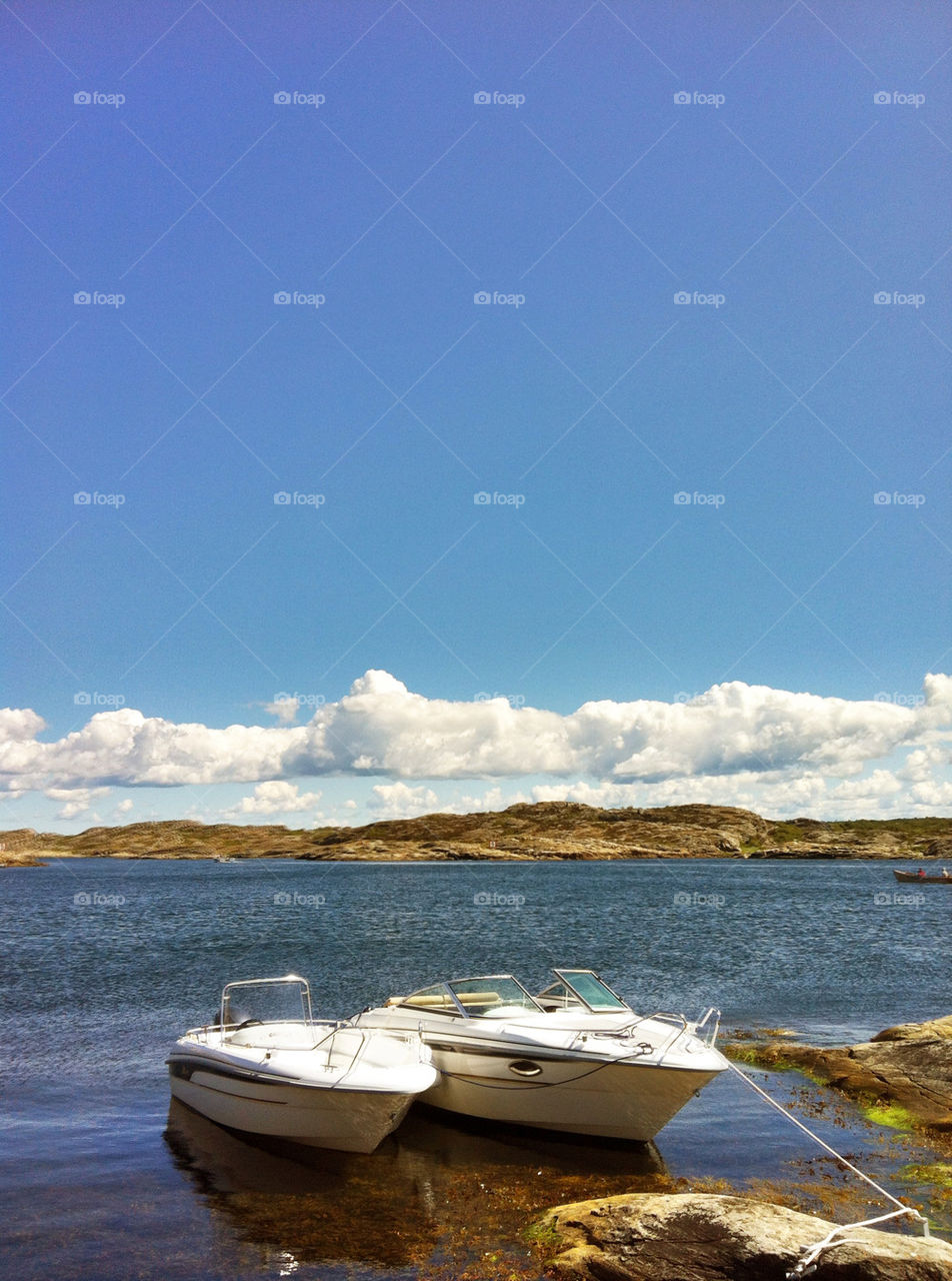 sky sweden boat archipelago by kgstrand