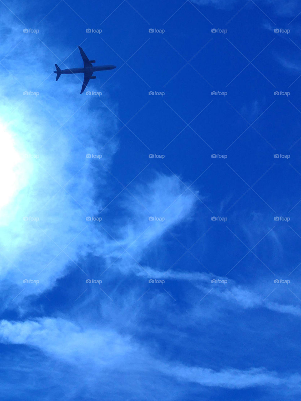 The sky and the plane