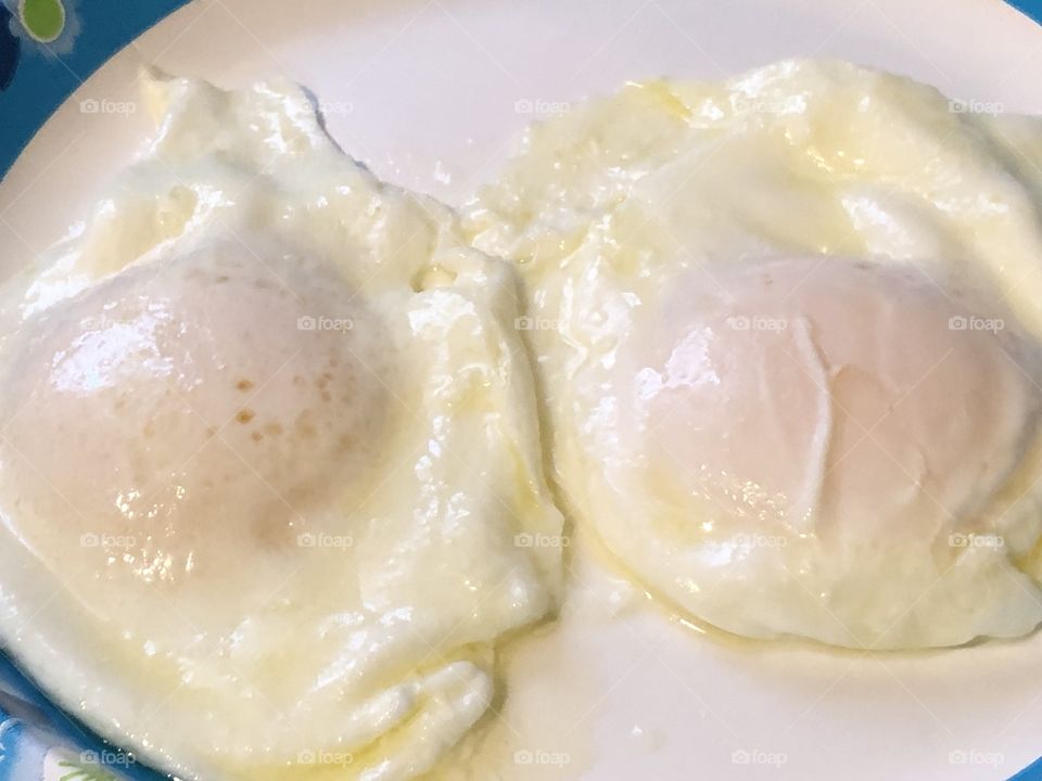 Eggs fried in butter