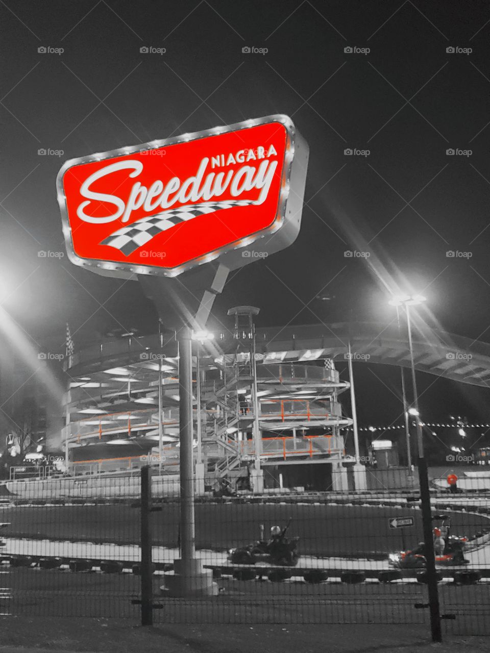 Red...Niagara go carts