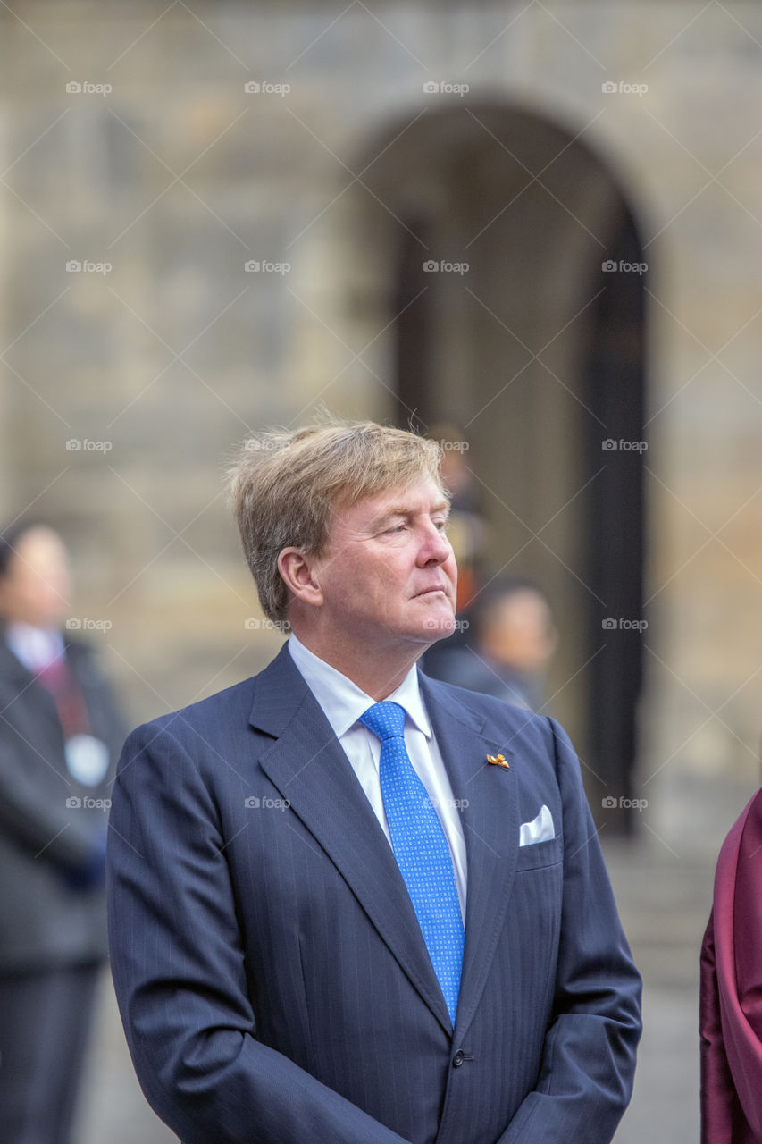 King Willem Alexander At The Dam Square Amsterdam The Netherlands 21-11-2018