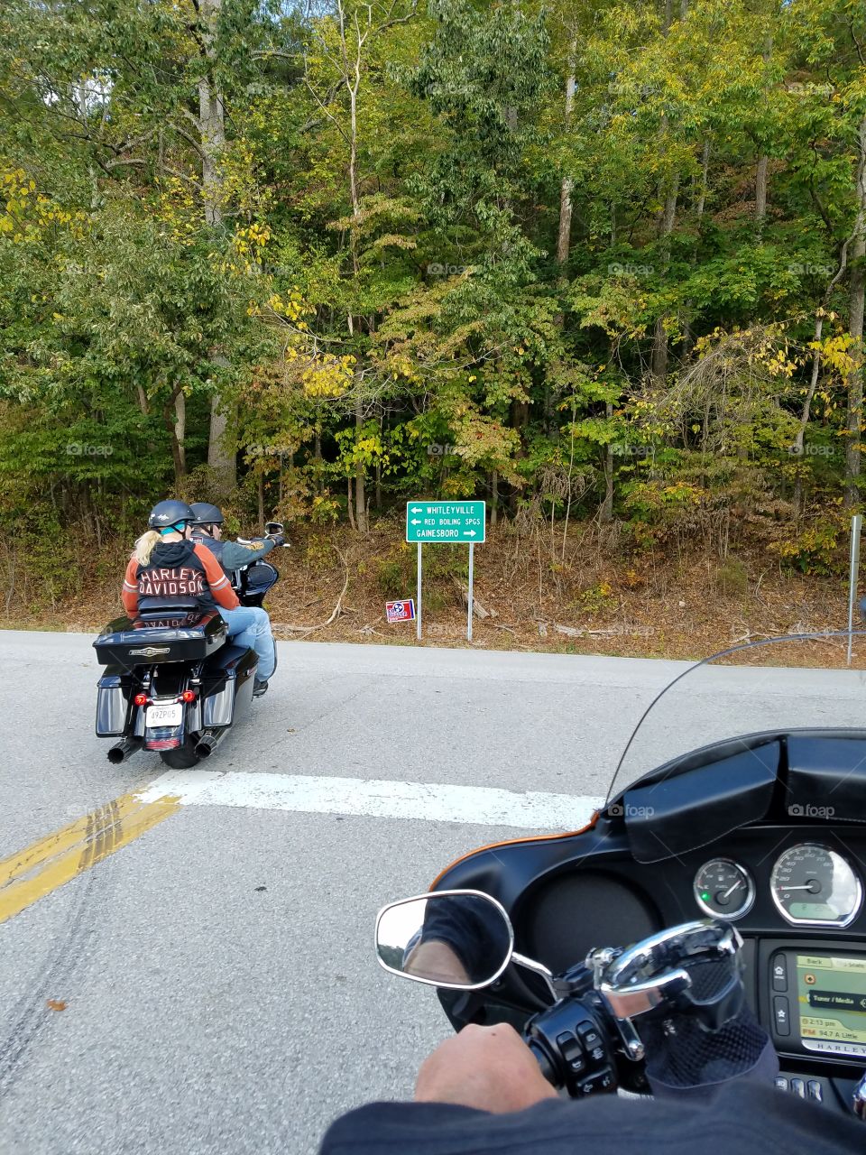 riding around Tennessee