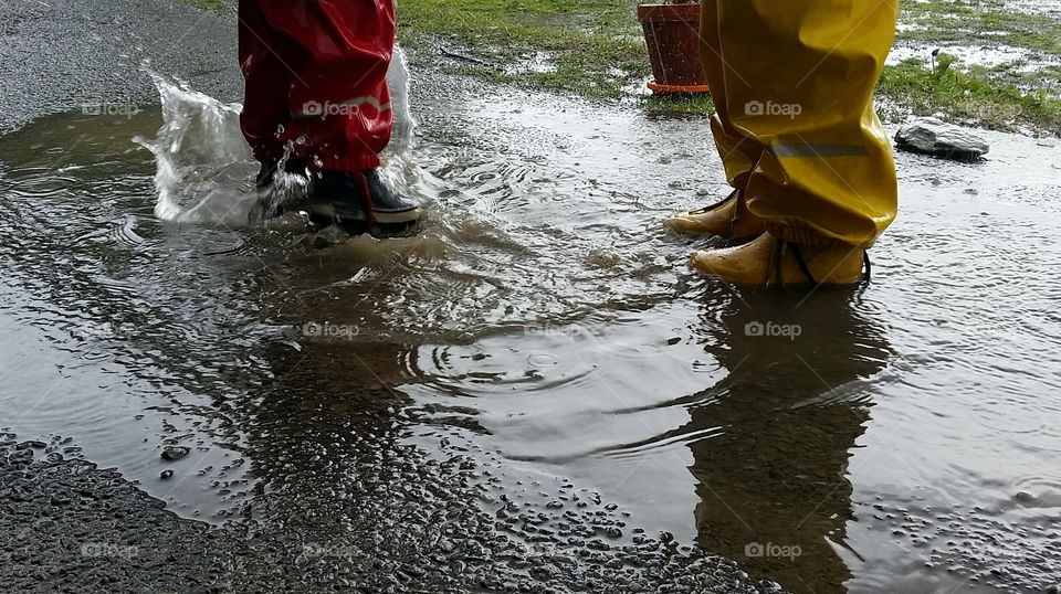 Jump in the puddle