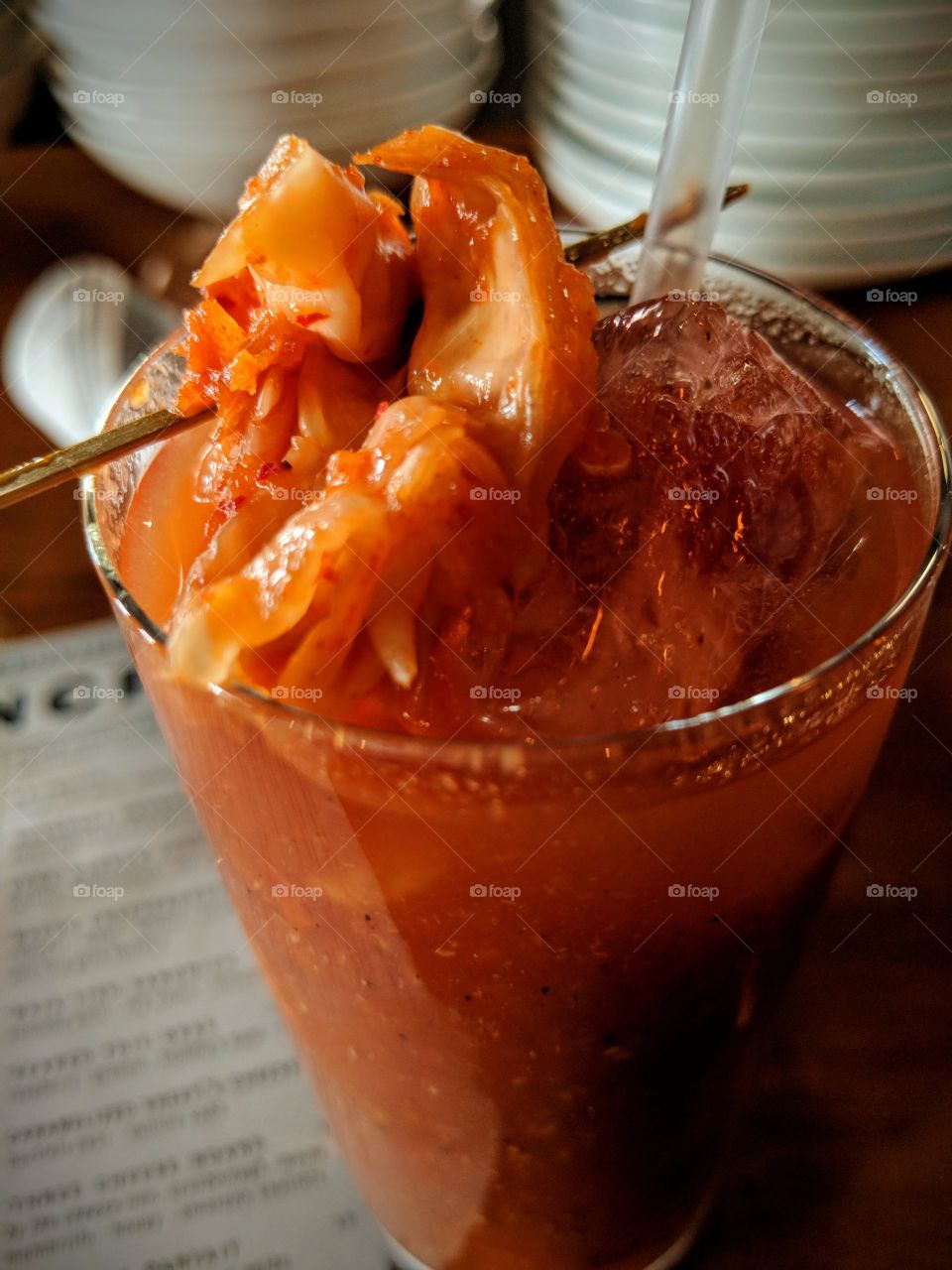 Bloody Mary with Kimchi