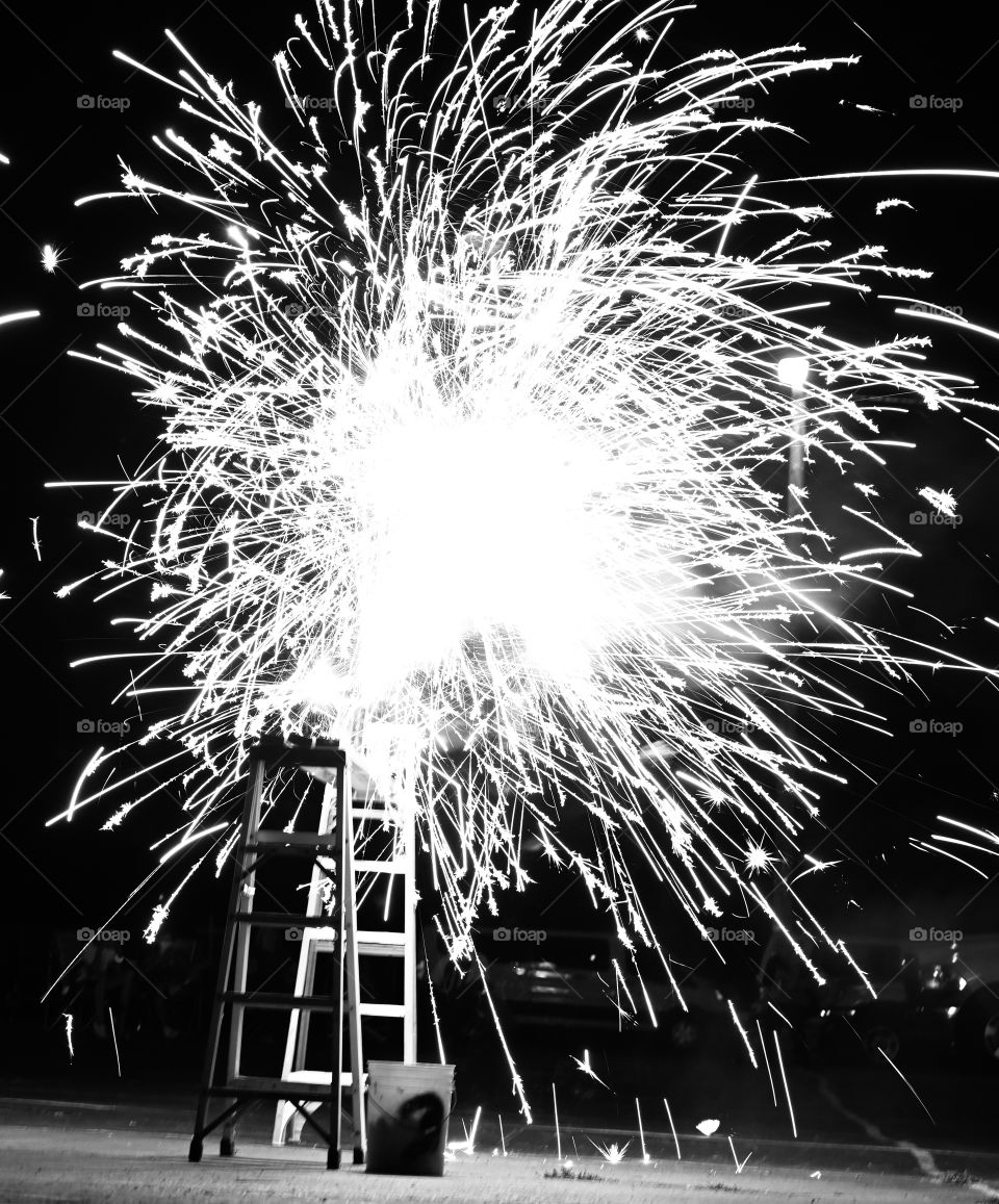 Fireworks for independence day 