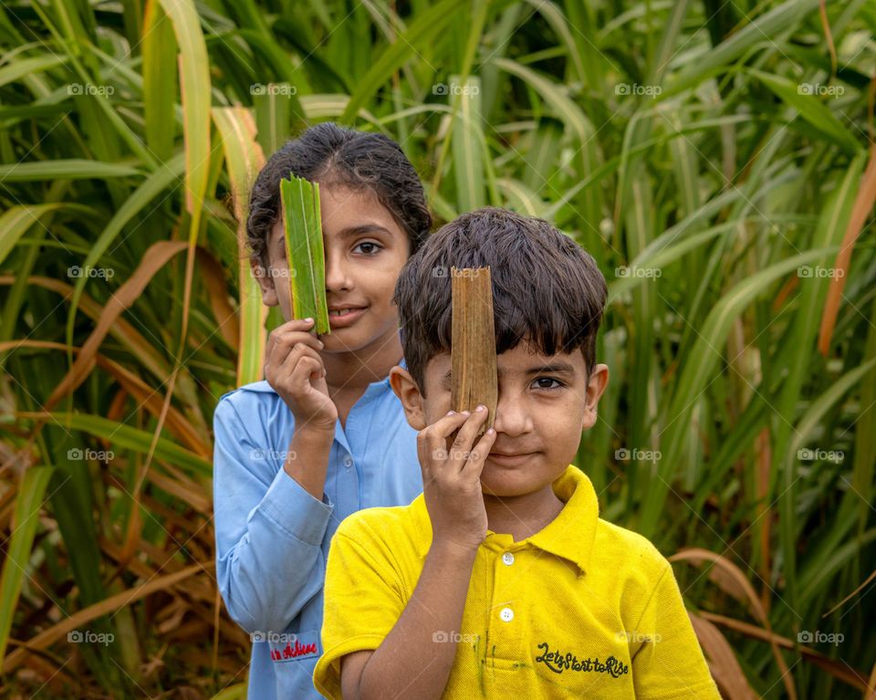 "Eyes and Colors: The Innocence of Childhood"