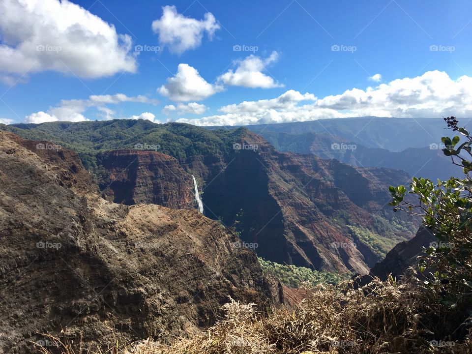 Waimea Canyon In Kauai, Hawaii